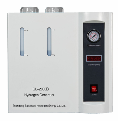 Generador de hidrógeno de alta presión QL-2000B Pem 2000ml/min 485mmx390mmx370mm