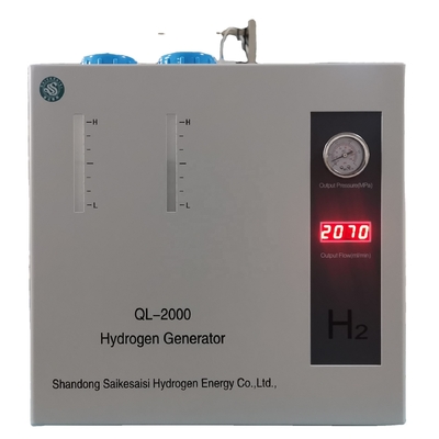 Generador de hidrógeno con certificación CE de 2000 ml/min para FID GC Producción de 2000 ml/min